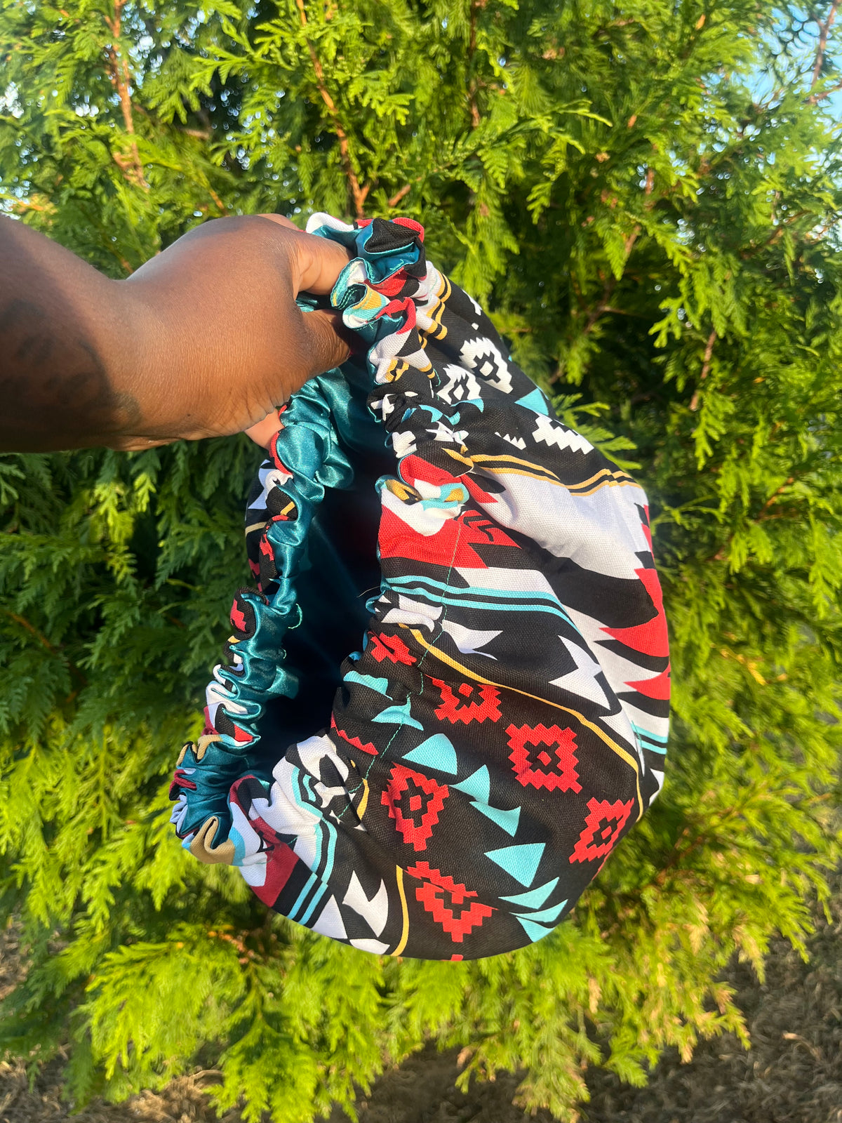 Tribal 2 Satin-lined Bonnet