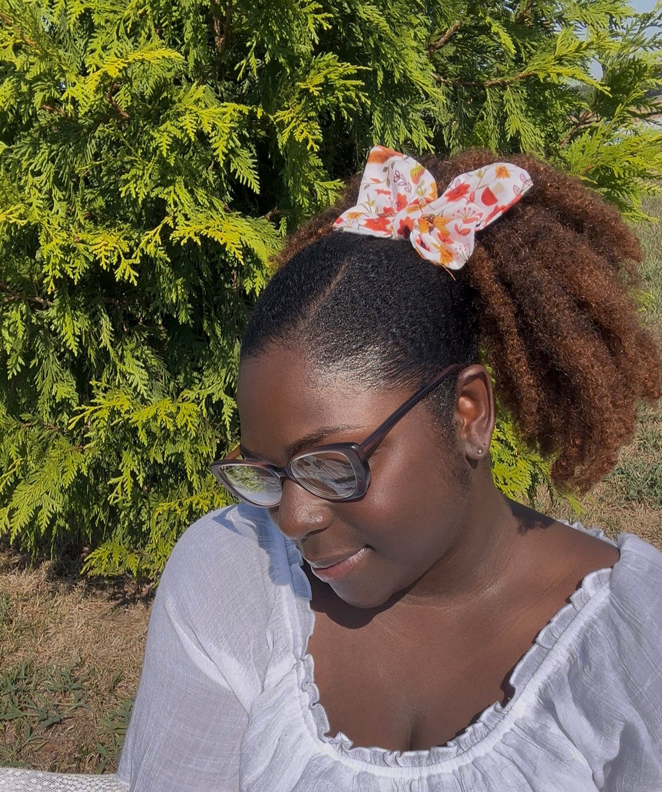 Leafy Fall Butterfly Bow