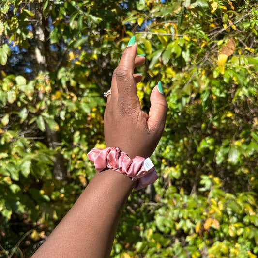 Rosé Pink Scrunchie