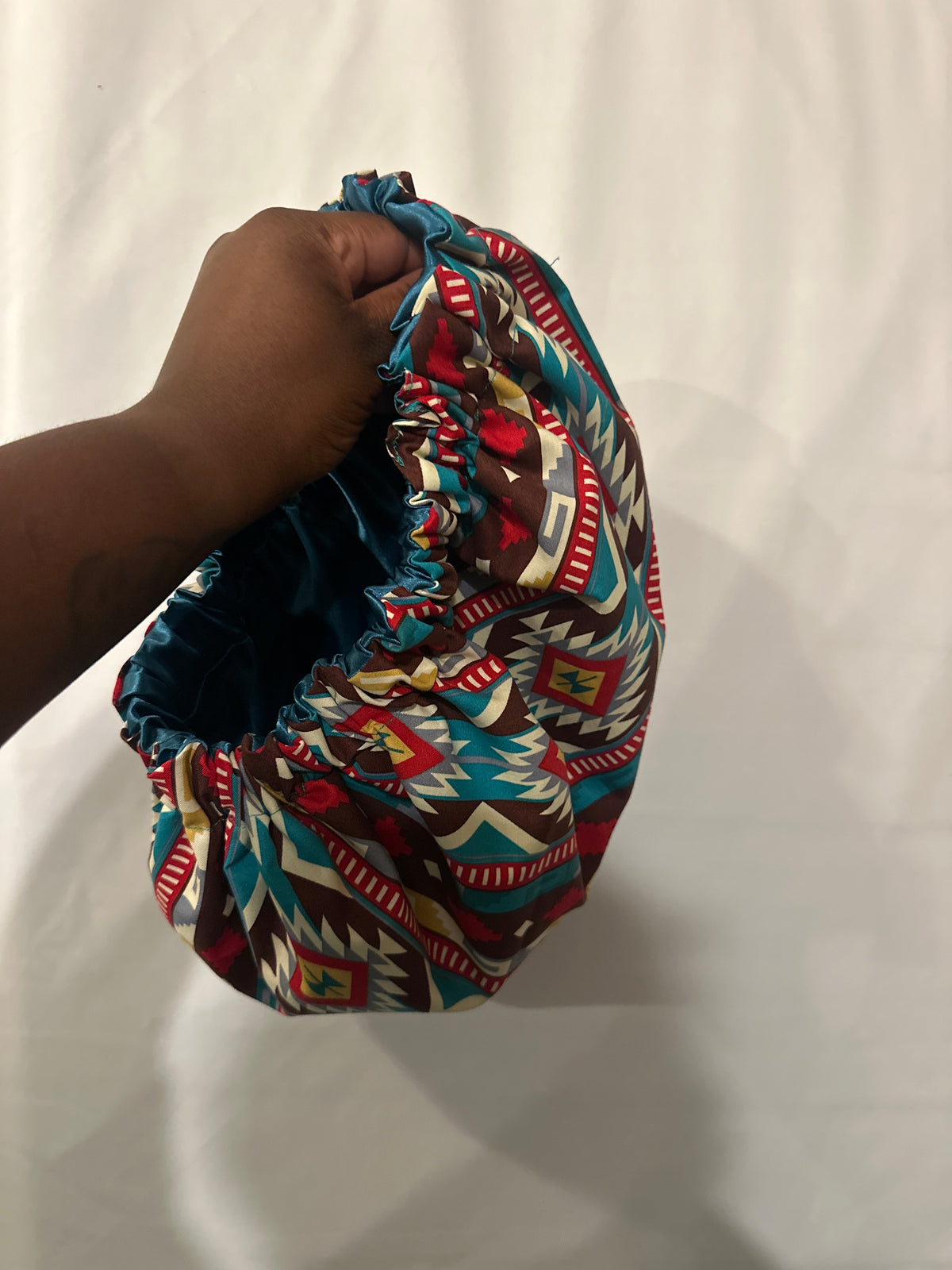 Teal Tribal Bonnet