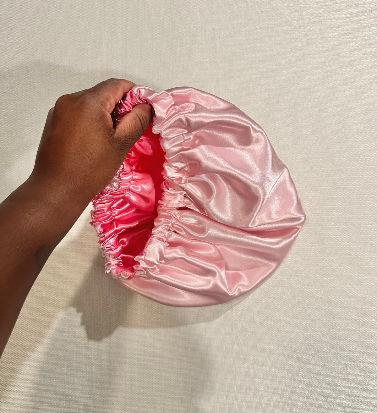 Pink Reversible Bonnet