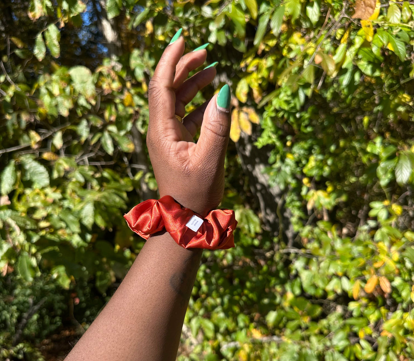 Amber Orange Scrunchie