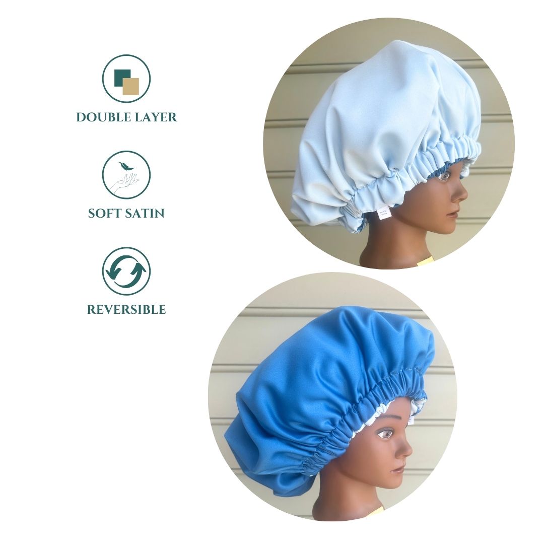 Blue Reversible Bonnet