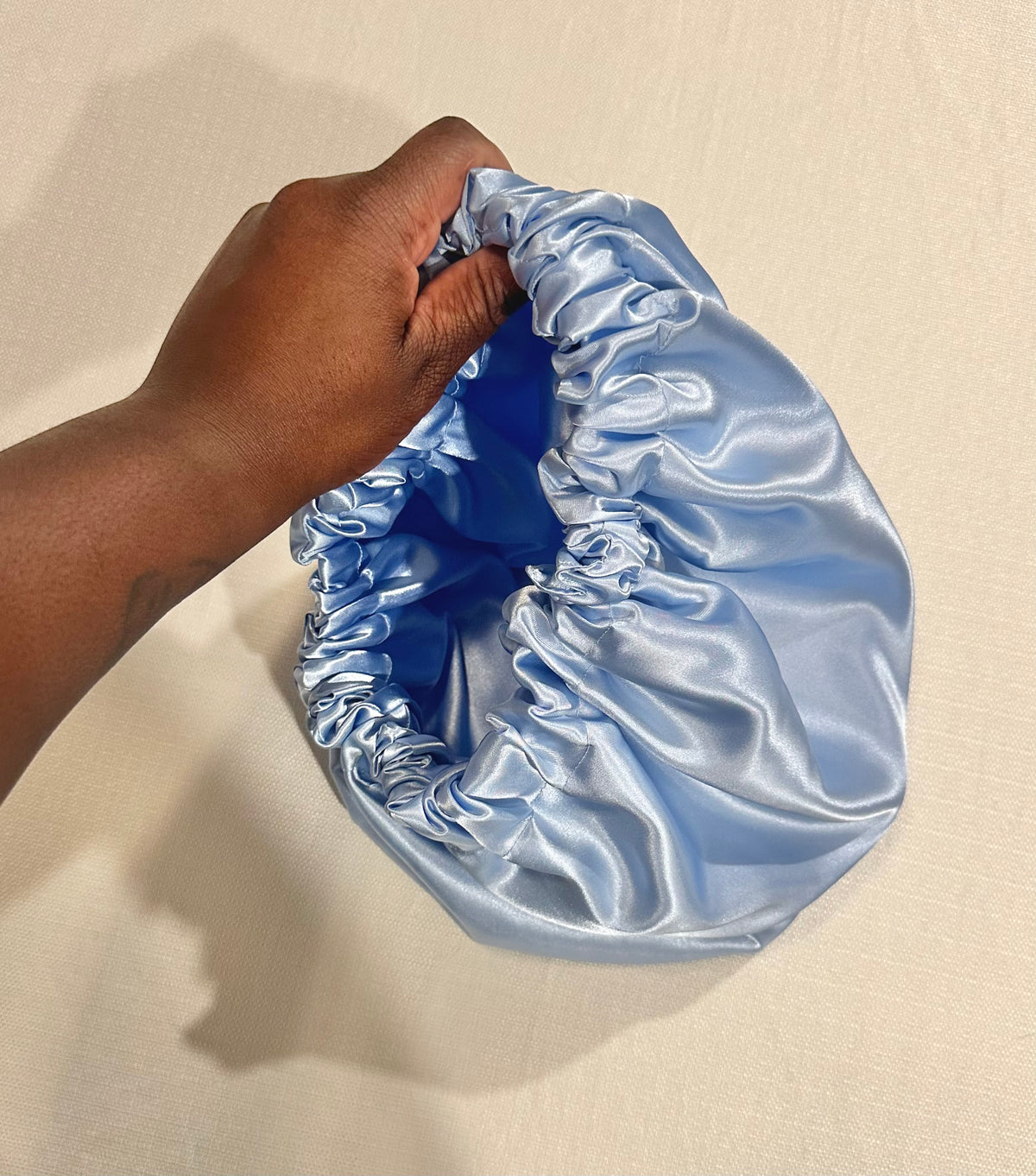 Blue Satin Bonnet (multiple color options)