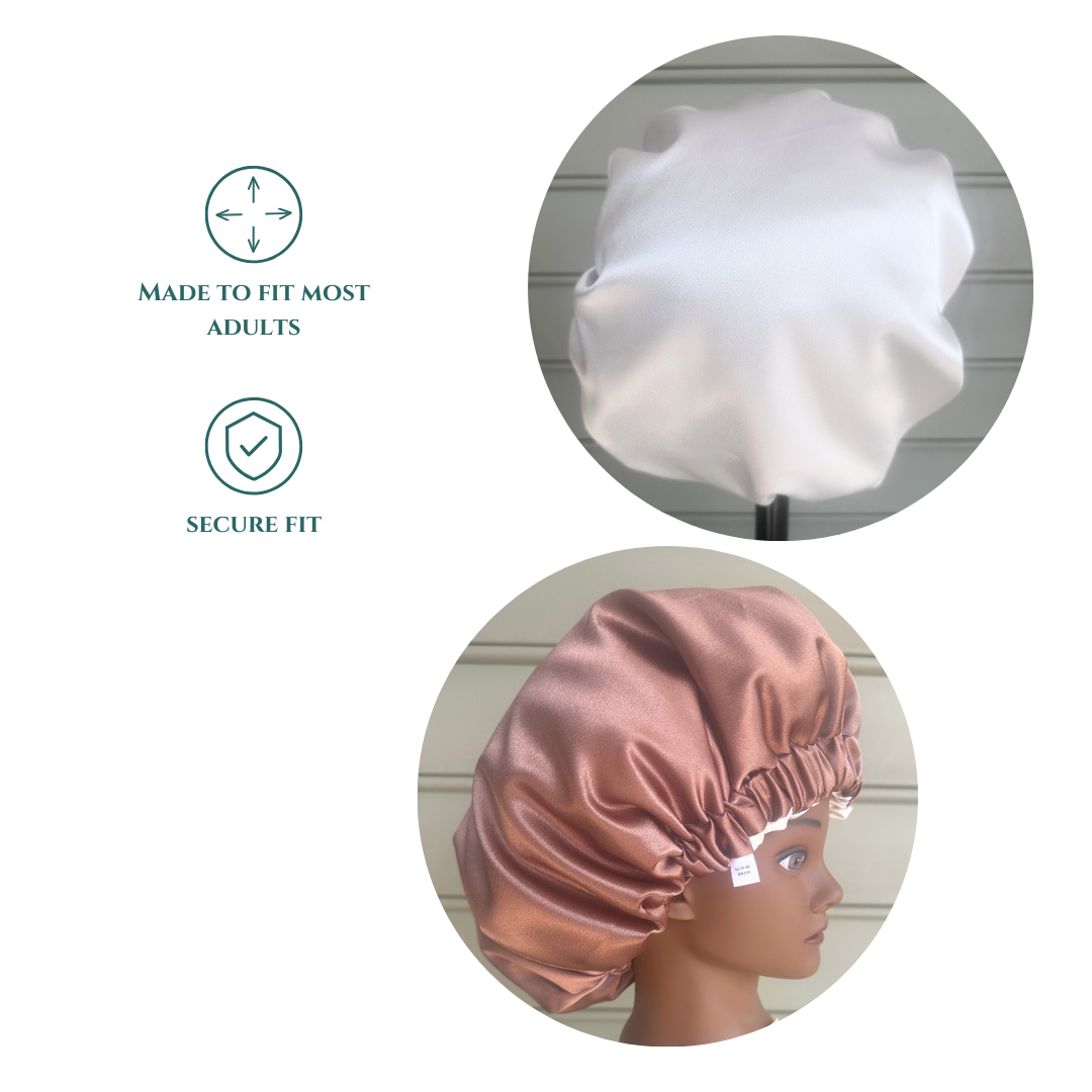 Brown & Cream Reversible Bonnet