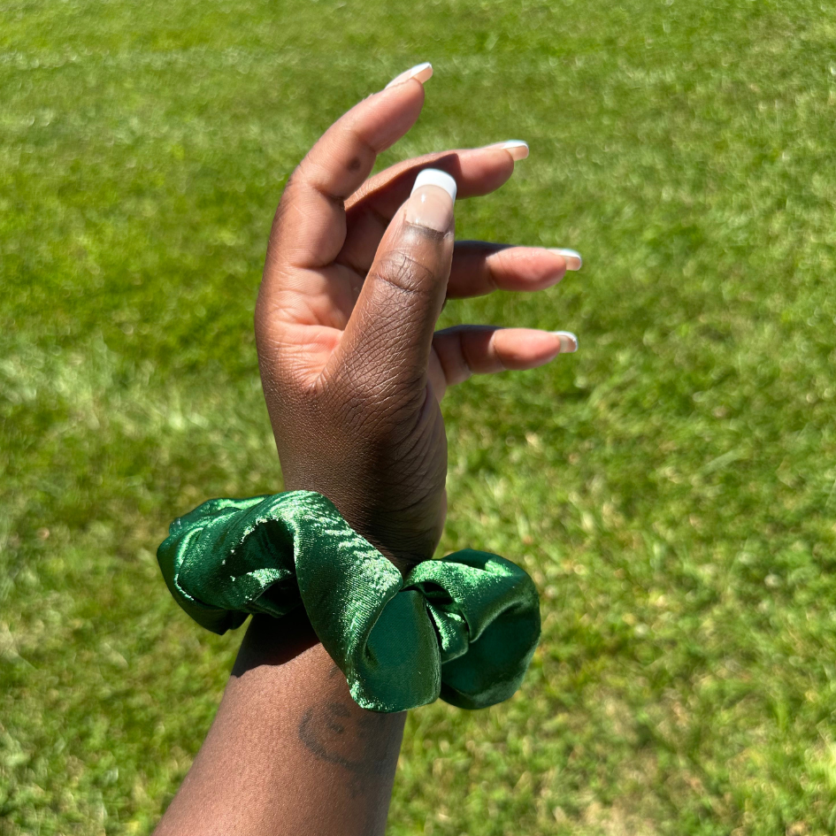 Emerald Green Scrunchie