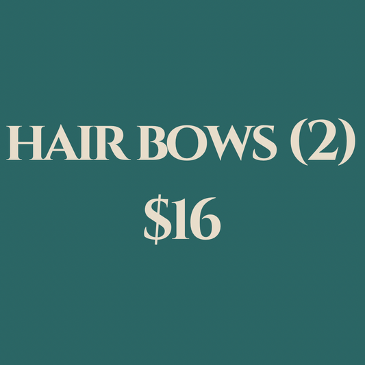 Hair Bows - 2 for $16