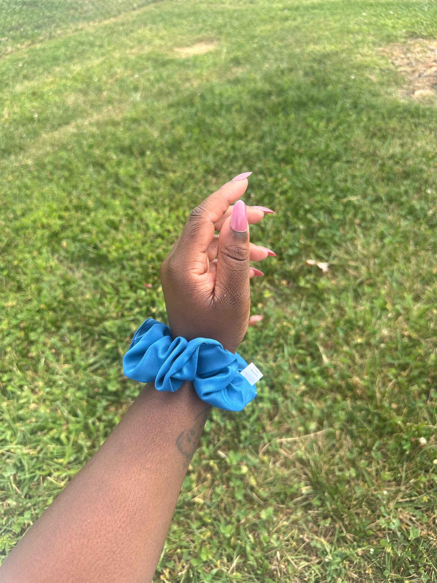 Blue Scrunchie