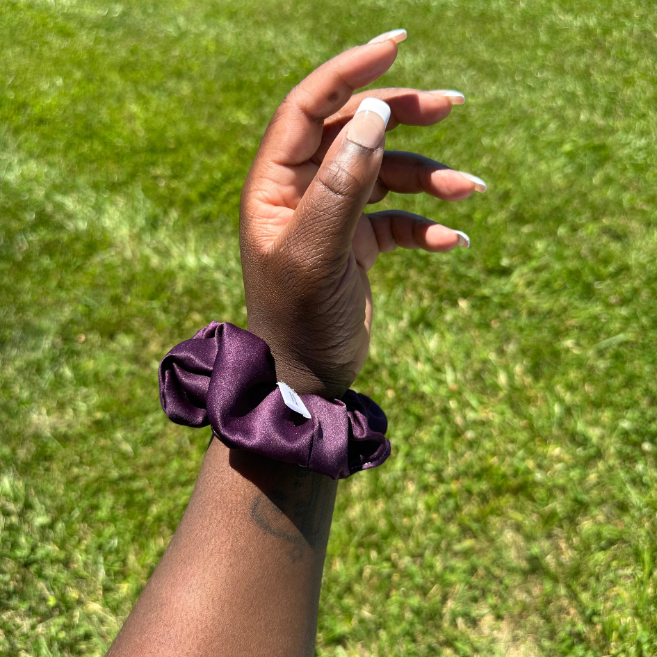 Plum Purple Scrunchie